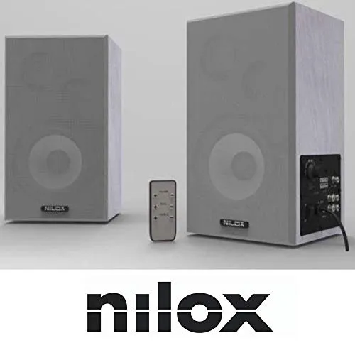 Nilox Audio Speaker Casse Preamplificate 100W