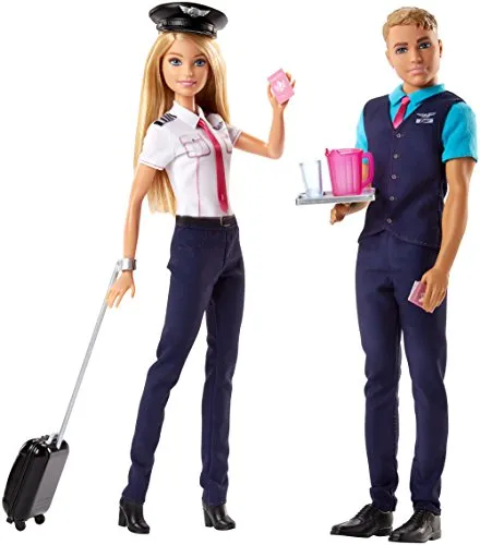 Barbie Pink Passport Pilot Doll and Accessory Set [Edizione: Regno Unito]