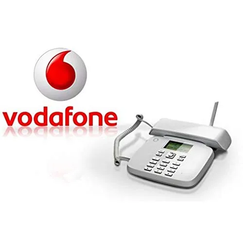 VODAFONE Telefono Fisso CLASSIC 2016 S - Funziona con SIM - Display Retroilluminato Suoneria Vivavoce
