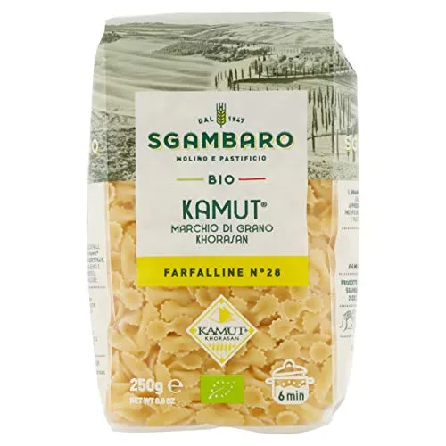 Sgambaro Pasta - Farfalline Kamut Bio, 250 Grammi