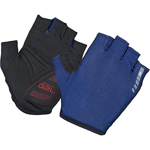 GripGrab Solara Tan-Through Padded Short-Finger Indoor Cycling Summer Gloves Cushioned Sun-Permeable Mesh Pull-Off-Tabs