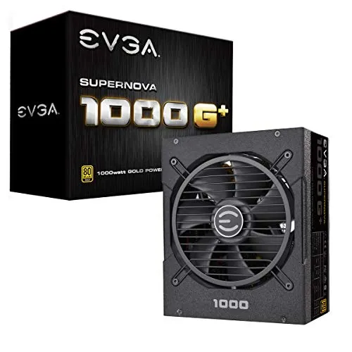 EVGA SuperNOVA 1000 G+, 80 Plus Gold 1000W, Completamente Modulare, FDB Fan, Include Power ON Self Tester, Alimentatore 120-GP-1000-X2