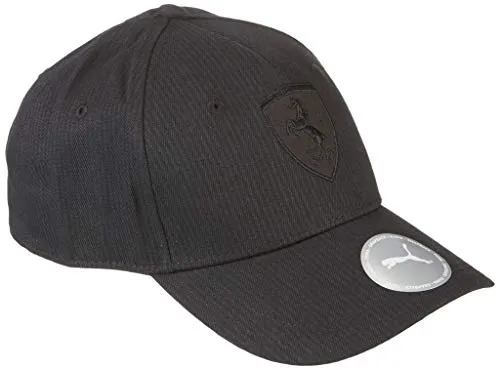 Puma Ferrari LS BB cap Berretto, Unisex - Adulto, Berretto, 022525, Nero puma, Taglia Unica