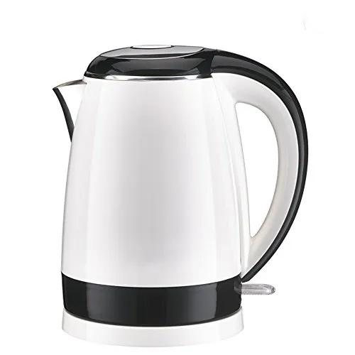 GJY Electric Kettle Red Brown White Double Anti-Scald 1800W 1.7L Base Separation Automatic Power off Insulation Home Travel Electric Kettles,White
