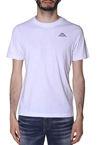 T-Shirt Uomo Kappa 304J150 PESD 001 White, M