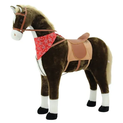 Sweety Toys 10332 Cavallo in Piedi Cavallo Gigante Peluche 105 cm