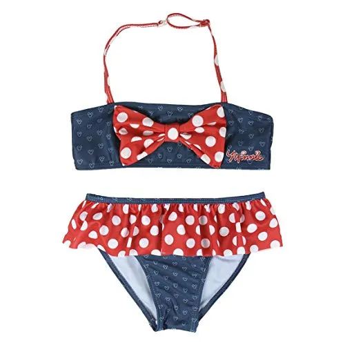 Cerdá Bikini Minnie Set, Blu (Azul C03), Anni (Taglia Produttore: 10) Bambina