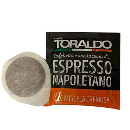 Caffè TORALDO 150 CIALDE ESE 44 MISCELA CREMOSA ESPRESSO NAPOLETANO