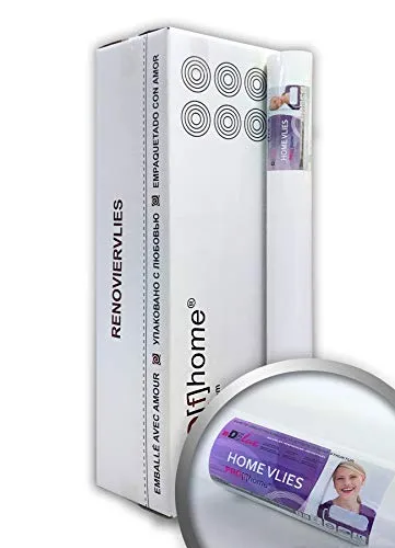 Rivestimento murale TNT verniciabile 120 g Profhome HomeVlies 399-124 carta fodera liscia in tessuto non tessuto | 6 rotoli 150 mq