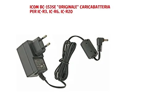 ICOM BC-153SE ORIGINALE CARICABATTERIA PER IC-R3, IC-R6, IC-R20