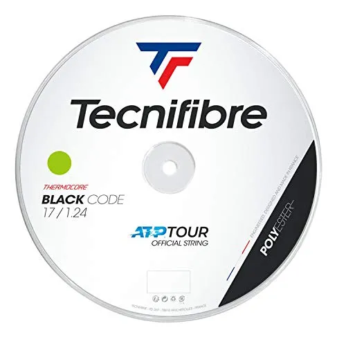 Tecnifibre Black Code 200M Lime Tennis Rotolo di Corde Monofilamento Lime 1,24