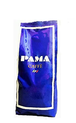 Pama caffè. caffè in Grani Torrefatto, Miscela Decaffeinata Gran Crema - Sacco da kg.1- in Busta anonima con valvola