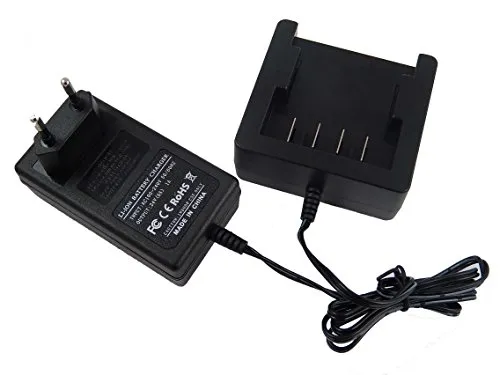 vhbw caricabatterie compatibile con Stiga SAB 24 AE, SC 24 AE, SGT 24 AE, SHT 24 AE, SMT 24 AE batterie Li-Ion (24V) di attrezzi