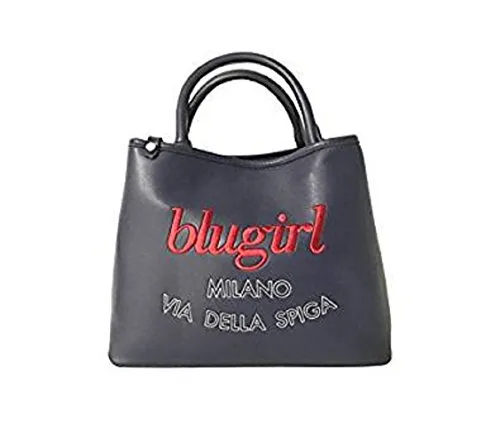 BLUGIRL BORSA ART:129105A MISURA:33X16X29 COLORE:BLU CON TRACOLLA