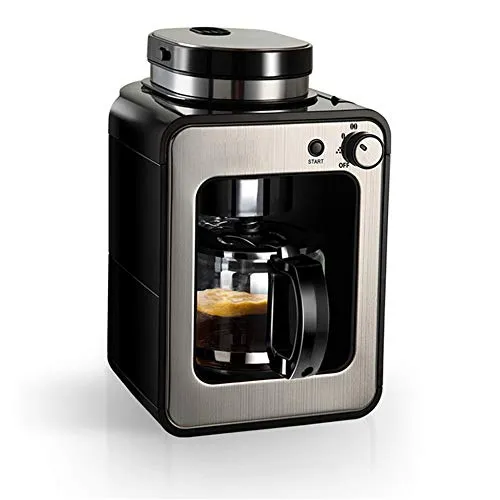 Hebry Macchine da caffè Incasso, Macchina per Il caffè Tazza Singola Smart Home Automatic Mini Tea Machine Macchina per caffè Commerciale Appena Macinata