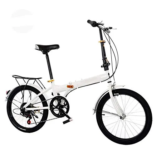 HZHI Mountain Bike Pieghevole per Bicicletta Pieghevole per Adulti a velocità variabile da 20 Pollici