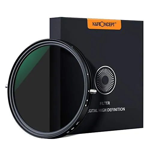 K&F Concept 67mm CPL e ND2-ND32 Filtro variabile multifunzionale 2 in 1 HD Filtro neutro grigio impermeabile CPL e ND