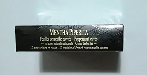 Mariage Frères Paris - MENTHA PIPERITA - Foglie di menta piperita, infusione naturale artigianale - Giardino Organico* - 30 Bustine