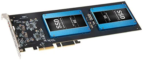 SoNNeT Fusion Dual SSD RAID da 2,5 pollici (con controller RAID hardware e porta USB-C da 10 Gbps - Aggiungi i tuoi SSD)