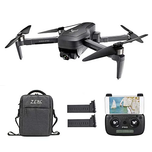 Goolsky SG906 PRO GPS RC Drone con Fotocamera 4K 5G WiFi 2 Assi Gimbal 25mins Tempo di Volo Brushless Quadcopter Seguimi MV Foto Gesto con Borsa Portatile 2 Batteria