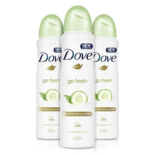 Dove Go Fresh Deodorante antitraspirante, al cetriolo, in formato aerosol