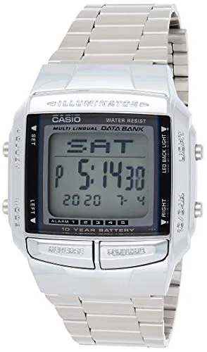 Casio Orologio con Movimento al Quarzo Giapponese Unisex Unisex DB-360-1AHDF 37.0 mm