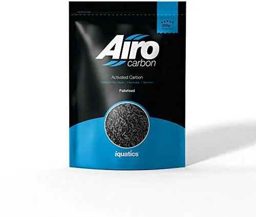 iQuatics - Filtro per Acquario Airo Carbon 2 kg