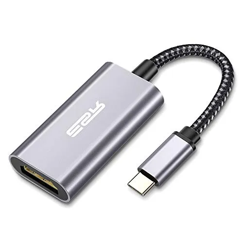 ESR Adattatore USB-C a HDMI [4K] (Thunderbolt 3) Convertitore Portable Type-C in Nylon Intrecciato, Compatible con MacBook Pro/Air, iPad Pro 2020/2018, Galaxy S21/S20/S10/S9/Note 10, Huawei P30