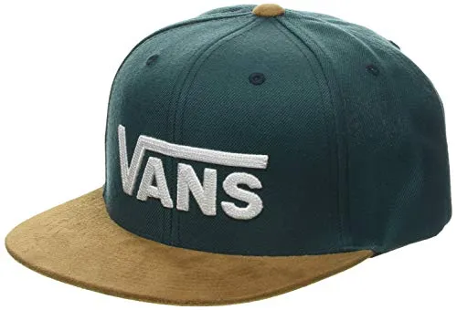 Vans Mn Drop V II Snapback Berretto da Baseball, Verde Trekking Green-Khaki Trz, Unica (Taglia Produttore: OS) Uomo