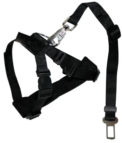 Croci Pettorina per Auto Safety Belt, Nero, LG