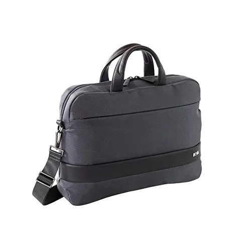 BORSA DOPPI MANICI CARTELLA CON TRACOLLA NAVA EASY DARK GREY COD. 7282