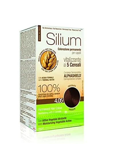Silium Colorazione Permanente Per Capelli, Cioccolato 4.05-187 Gr