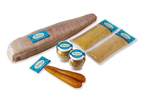 Bottarga di tonno rosso - 1 kg. Prodotta dagli artigiani di Sarda Affumicati a Buggerru, Sardegna