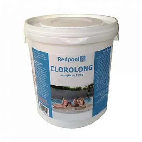 Redpool CLOROLONG in PASTIGLIE 250 gr FUSTINO 10 kg LENTA DISSOLUZIONE