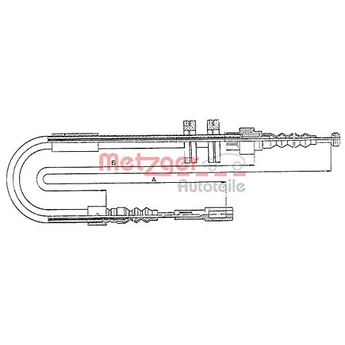 Metzger 10.7582 - Cofle Cavo Comando, Freno Stazionamento