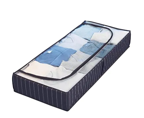 WENKO Custodia sottoletto Comfort, PEVA, 105 x 15 x 45 cm, Blu