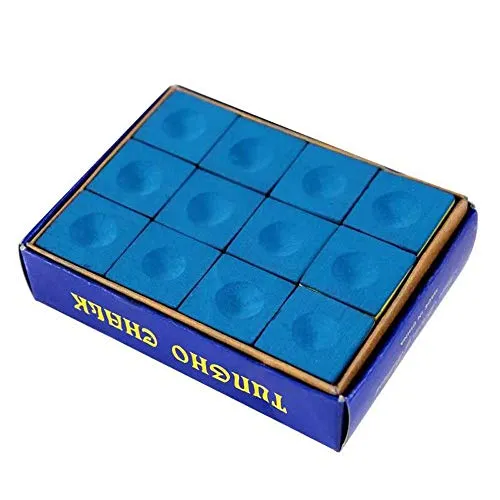 Wolike Biliardo e biliardo Pioneer Gesso, blu, scatola da 12 pezzi