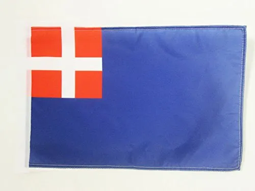AZ FLAG Bandiera Regno di Sardegna (1720-1861) 45x30cm - BANDIERINA SARDA - Italia 30 x 45 cm cordicelle