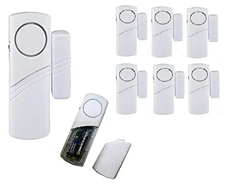 DN 6 Mini antifurto sensore Porte finestre casa Magnetico Allarme Acustico Contatto Sirena