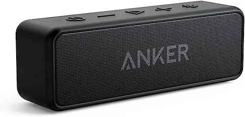 Speaker Bluetooth Portatile Anker SoundCore 2 con suono stereo 12W, Bluetooth 5, BassUp, impermeabile IPX7, 24h di autonomia, associazione stereo WiFi, cassa bluetooth da casa, esterno, viaggi
