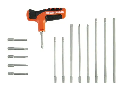 Black & Decker BDHT0-71627 Set 20 Chiavi a T