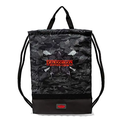 KARACTERMANIA Stranger Things Hunting-saco Storm con Asas, Borsa Unisex-Bambini, Multicolour, One Size