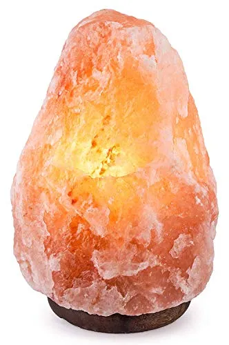 esigenze & Gifts 7 – 10 kg guarigione naturale Iones terapeutico 100% pura lampada di sale dell' Himalaya cristallo rosa di ottima qualità