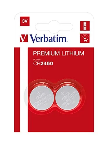 Verbatim Batterie a bottone al litio CR2450