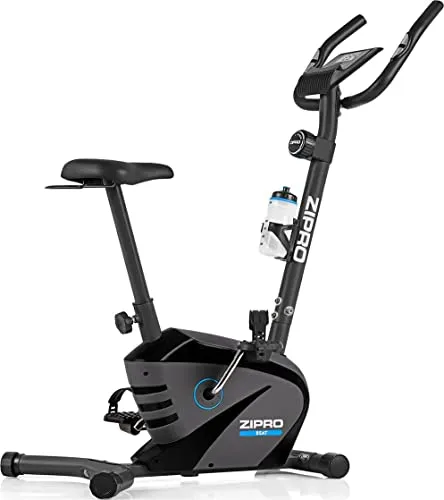 ZIPRO Cyclette da Allenamento Beat, Bici da Fitness, Home Trainer, Fitness Display LCD, Sensori delle Pulsazioni, 120kg