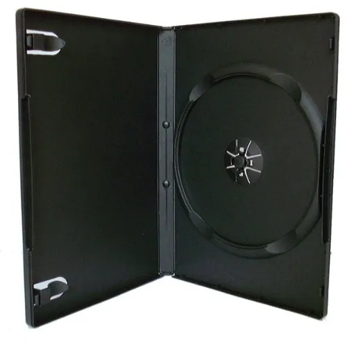 Toner UK - Confezione da 100 custodie per DVD, 14 mm, colore: Nero