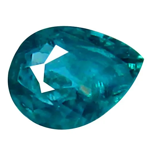 Deluxe Gems grandidierite Pietra preziosa Sciolto 0.09 ct AAA+ Grade VVS Clarity UNHEATED/UNTREATED Pear Cut (4 x 3 mm) Greenish Blue GRANDIDIERITE Gemstone