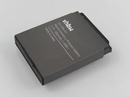 vhbw Li-Polymer Batteria 380mAh (3.7V) per Smartwatch Come BT266342
