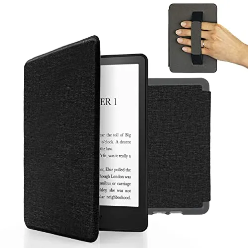 MyGadget Custodia per Amazon Kindle 11a Generazione (Modello 2022-6 Pollici) - Cover con Funzione Sonno/Sveglia automatica Integrata - Nero
