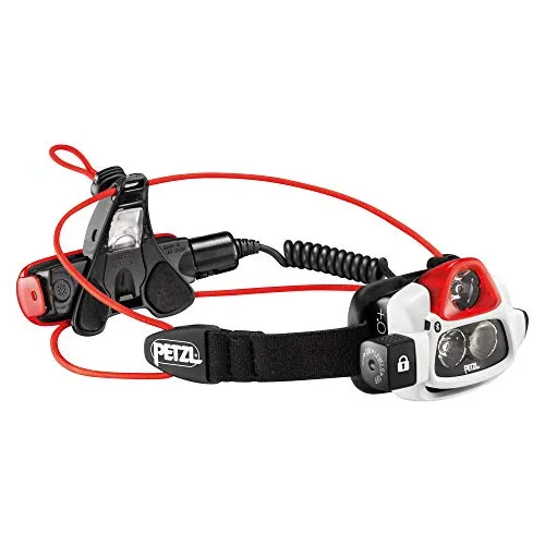 Petzl Nao+ Headlamp - Nero/Rosso, Taglia unica